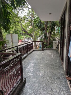 Balcony in 4 BHK Builder Floor at Greater Kailash ii – for Rent