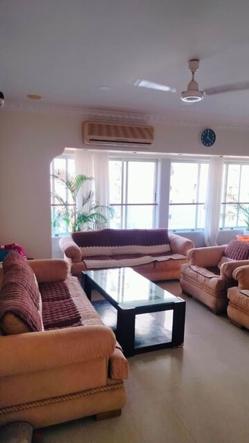 Living Room in 3 BHK Apartment at Iris Apartment Cuffe Parade, Cuffe Parade – for Rent