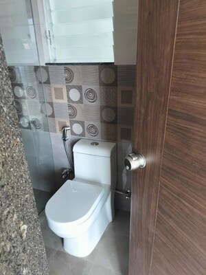 Bathroom in 3 BHK Apartment at Blue 27th Avenue, Bavdhan – for Rent