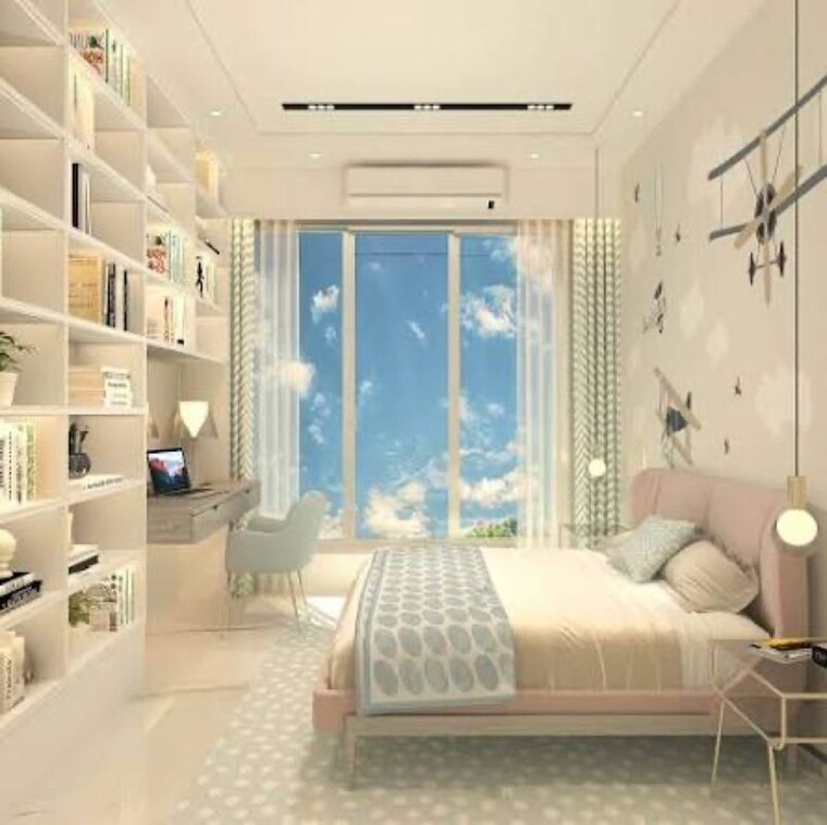 Living Room, veena-crest 3 Bedroom 767 Sq.Ft. Apartment In Sv Patel Nagar Mumbai 10052555
