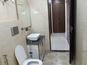 Bathroom in 2 BHK Apartment at Uttam Nagar – for Rent