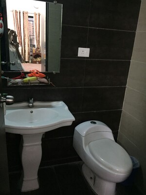 Bathroom in 3 BHK Apartment at Rachana My World, Baner – for Rent
