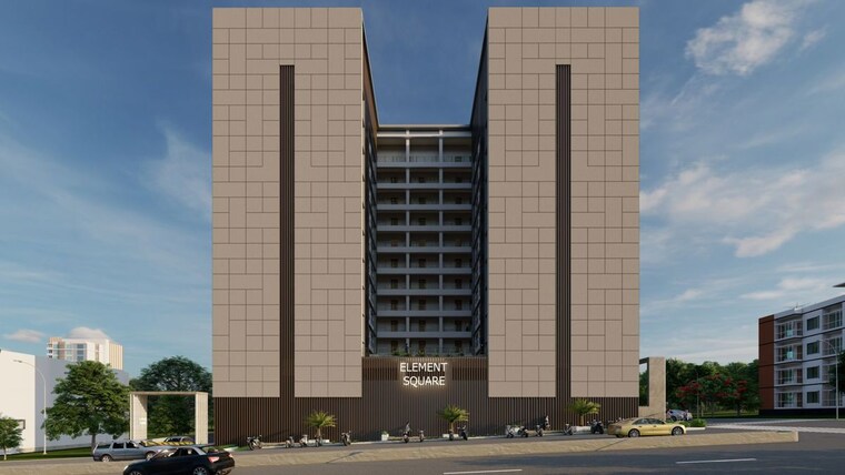 Exterior View, lohia-jain-element-square 1 RK 340 Sq.Ft. Apartment In Koregaon Park Annexe Pune 10052726