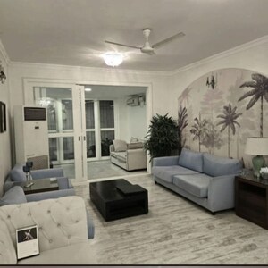 Living Room in 3 BHK Apartment at St Marks Road – for Rent