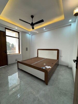 Bedroom in 3 BHK Builder Floor at Palm Residency Chhatarpur, Chattarpur – for Rent