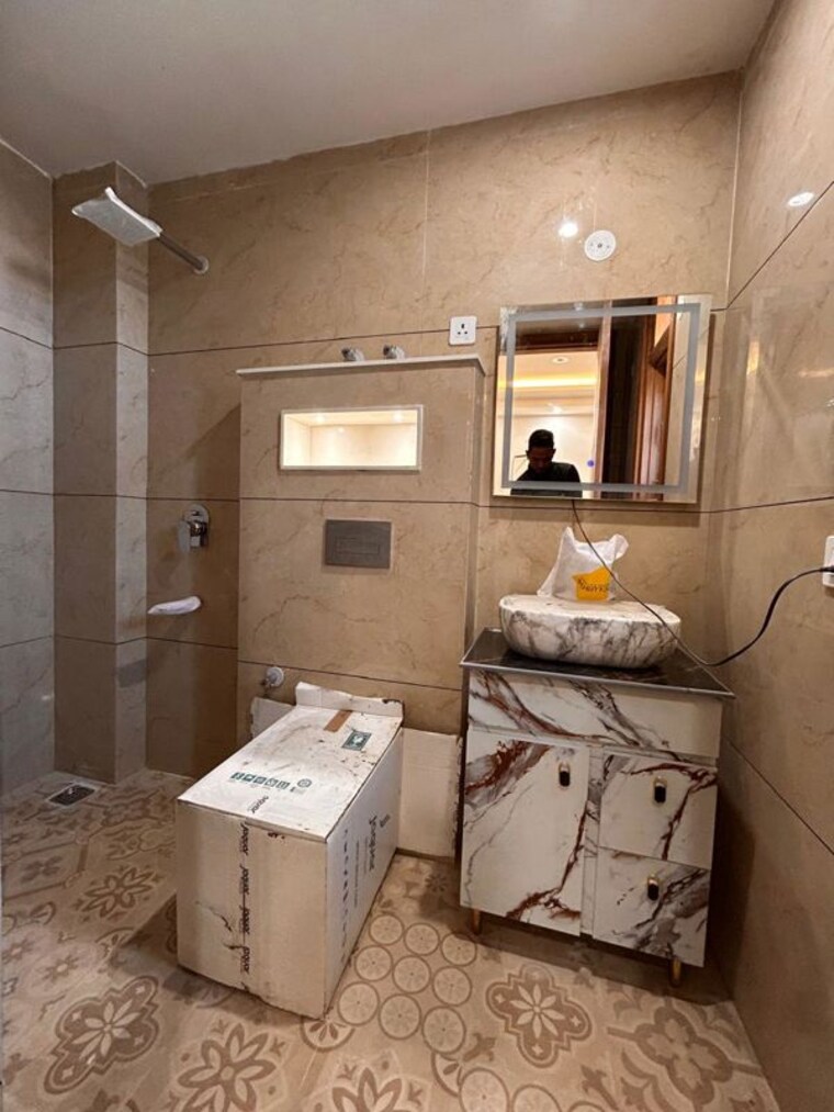 Attached Bathroom, palm-residency-chhatarpur 3 Bedroom 1350 Sq.Ft. Builder Floor In Chattarpur Delhi 10052850