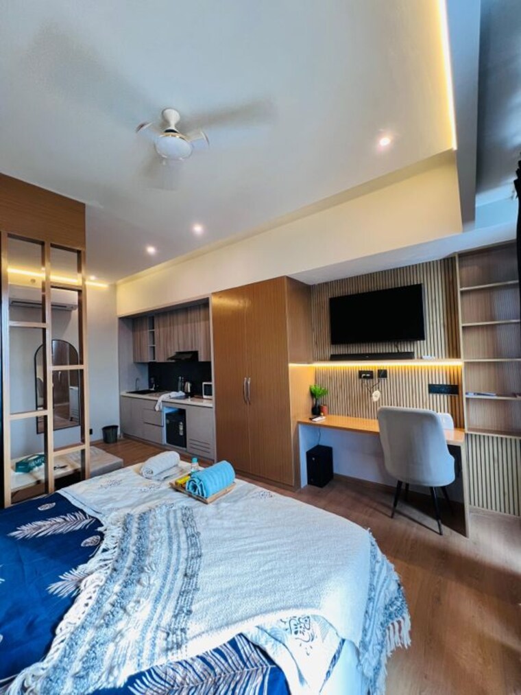 Bedroom, galaxy-blue-sapphire-plaza Studio 640 Sq.Ft. Apartment In Sector 4 Greater Noida Greater Noida 10052855