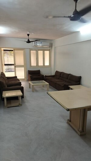 Living Room in 3 BHK Apartment at Bandra West – for Rent