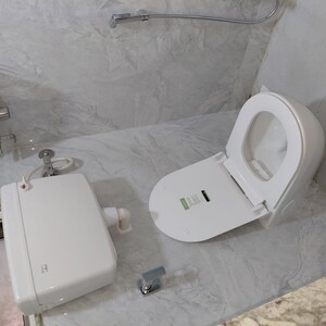 Bathroom in 3 BHK Apartment at Neha Heena Gaurav Jewels, Goregaon East – for Rent