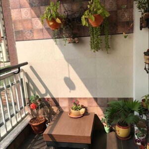 Balcony in 3 BHK Apartment at My Home Vihanga, Gachibowli – for Rent