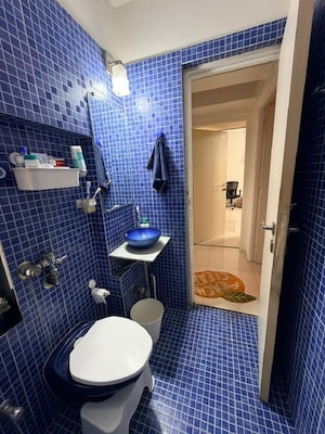 Attached Bathroom in 3 BHK Apartment at Khar West – for Rent