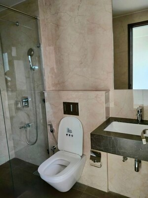 Bathroom in 3 BHK Apartment at Piramal Mahalaxmi, Mahalaxmi – for Rent