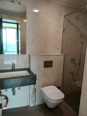 Bathroom in 3 BHK Apartment at Piramal Mahalaxmi, Mahalaxmi – for Rent