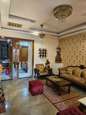 Living Room in 3 BHK Builder Floor at Vasundhara Sector 3 – for Sale