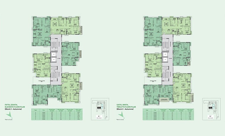 Master Plan, realmark-seasonss 3 Bedroom 1171 Sq.Ft. Apartment In Joka Kolkata 10053521