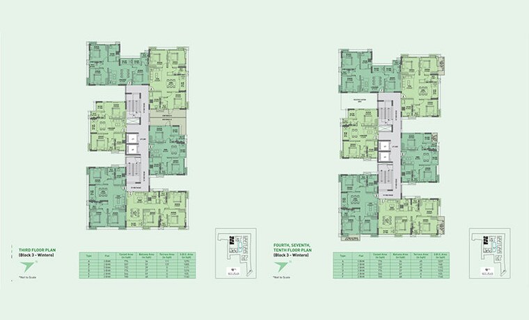 Master Plan, realmark-seasonss 3 Bedroom 1171 Sq.Ft. Apartment In Joka Kolkata 10053521