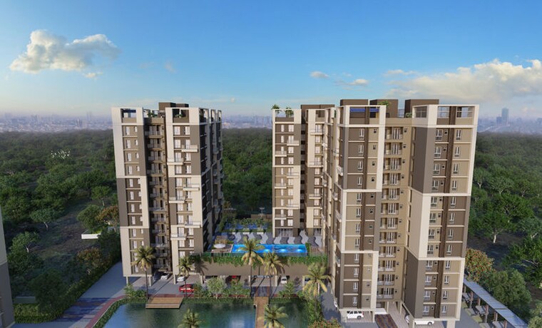 Exterior View, realmark-seasonss 3 Bedroom 1215 Sq.Ft. Apartment In Joka Kolkata 10053546