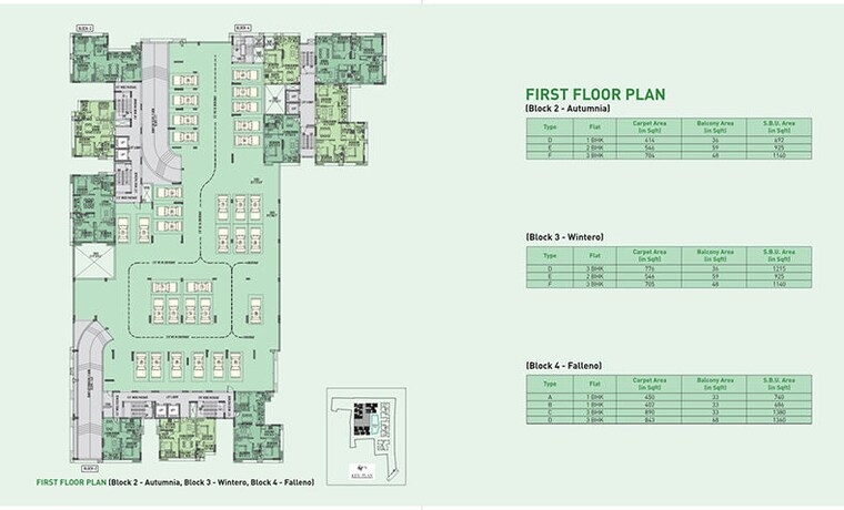 Master Plan, realmark-seasonss 3 Bedroom 1215 Sq.Ft. Apartment In Joka Kolkata 10053546