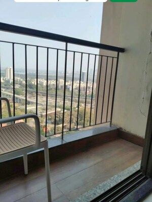 Balcony in 2 BHK Apartment at Runwal Eirene, Balkum Pada – for Rent