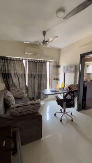 Master Bedroom in 1 BHK Apartment at Bhoomi Samarth, Goregaon East – for Rent