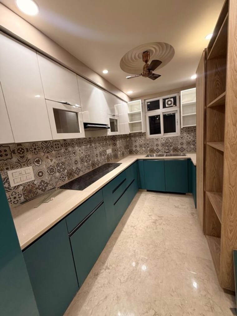 Kitchen, fateh nagar 3 Bedroom 1600 Sq.Ft. Builder Floor In Fateh Nagar Delhi 10053790