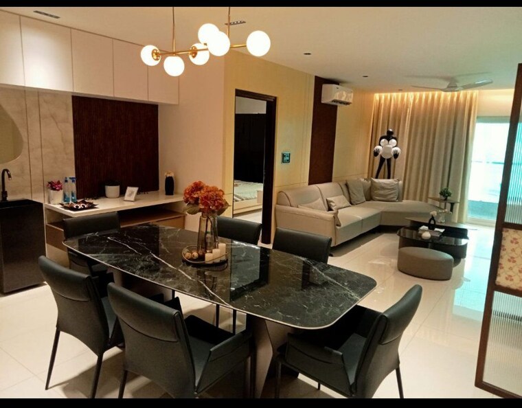 Living Room, kondapur 3 Bedroom 1740 Sq.Ft. Apartment In Kondapur Hyderabad 10053806