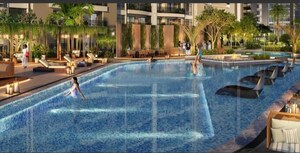 Swimming Pool in 4 BHK Apartment at Bestech Park View Spa, Sector 47 – for Sale