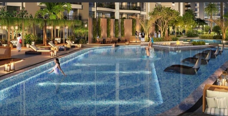 Swimming Pool, bestech-park-view-spa 4 Bedroom 3450 Sq.Ft. Apartment In Sector 47 Gurgaon 10053908
