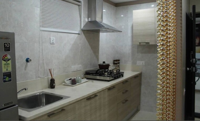 Kitchen, golf-edge 1 Bedroom 700 Sq.Ft. Apartment In Gachibowli Hyderabad 10053928