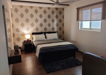 Living Room in 1 BHK Apartment at Golf Edge, Gachibowli – for Rent
