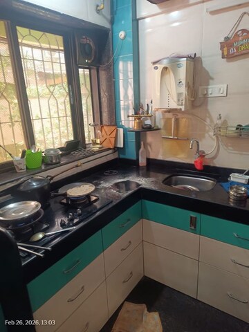 Kitchen in 1 BHK Apartment at Anmol CHS Dadar, Dadar West – for Rent