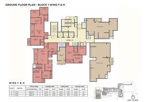 Floor Plan in 2 BHK Apartment at Sattva Lumina, Yelahanka – for Sale