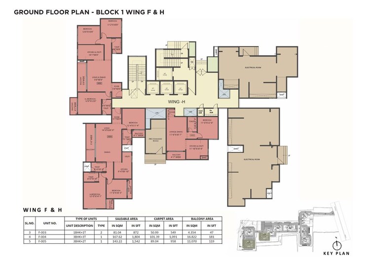 Floor Plan, sattva-lumina 2 Bedroom 1142 Sq.Ft. Apartment In Yelahanka Bangalore 10053920