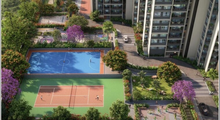 Garden, sattva-lumina 2 Bedroom 1142 Sq.Ft. Apartment In Yelahanka Bangalore 10053920