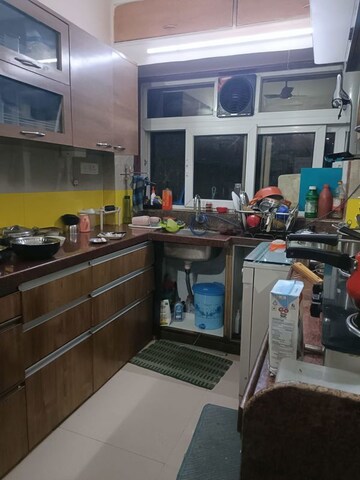 Kitchen in 3 BHK Apartment at Keshav Kunj III, Sanpada – for Rent
