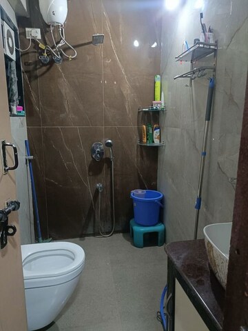 Bathroom in 3 BHK Apartment at Keshav Kunj III, Sanpada – for Rent