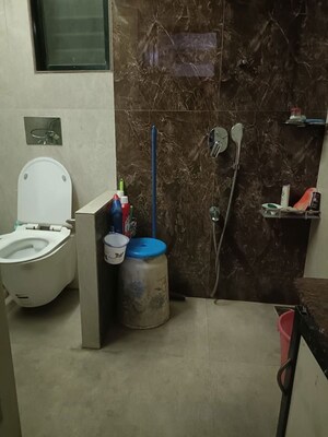 Bathroom in 3 BHK Apartment at Keshav Kunj III, Sanpada – for Rent