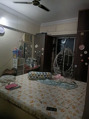 Bedroom in 3 BHK Apartment at Keshav Kunj III, Sanpada – for Rent