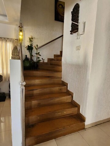 Staircase in 4 BHK Apartment at Hill Ridge Springs, Gachibowli – for Rent