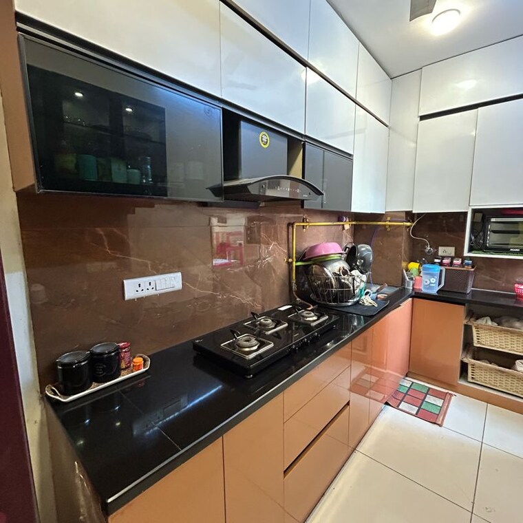 Kitchen, wave-dream-homes 2 Bedroom 808 Sq.Ft. Apartment In Ram Nagar Ghaziabad 10054011
