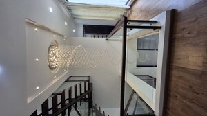 Staircase in 4 BHK Villa at Pooja First Leaf, Gachibowli – for Rent