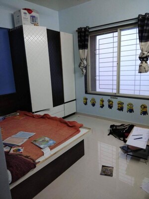 Master Bedroom in 3 BHK Apartment at Prayeja Pearl, Nanded – for Rent