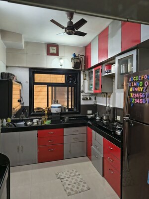 Kitchen in 2 BHK Apartment at Milan CHS, New Panvel East – for Rent