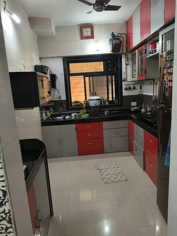 Kitchen in 2 BHK Apartment at Milan CHS, New Panvel East – for Rent