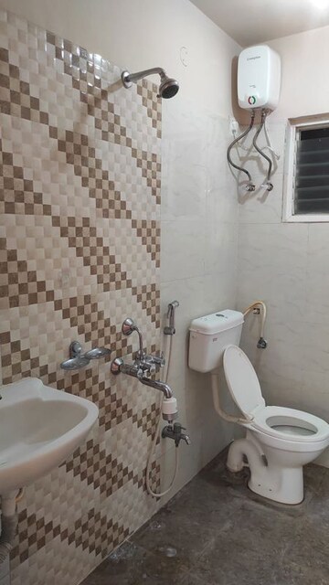 Bathroom in 2.5 BHK Apartment at Aakriti Honey Dew, Tellapur – for Rent