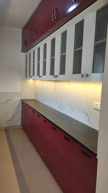 Kitchen in 2.5 BHK Apartment at Aakriti Honey Dew, Tellapur – for Rent