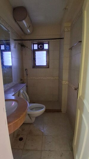 Bathroom in 3 BHK Apartment at Raheja Sherwood, Goregaon East – for Rent