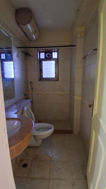 Bathroom in 3 BHK Apartment at Raheja Sherwood, Goregaon East – for Rent