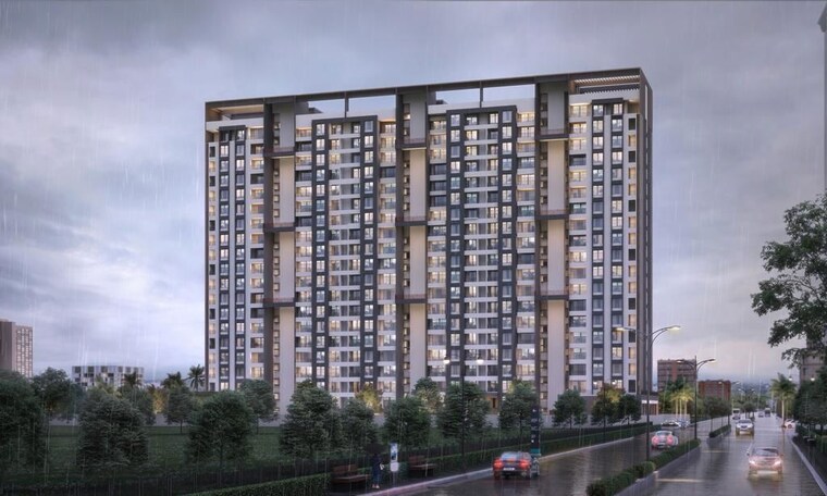 Exterior View, vtb-crown 2 Bedroom 706 Sq.Ft. Apartment In Moshi Pune 10054239