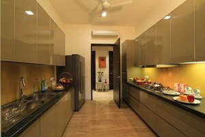 Kitchen in 3.5 BHK Apartment at Ambience Creacions, Sector 22 – for Sale